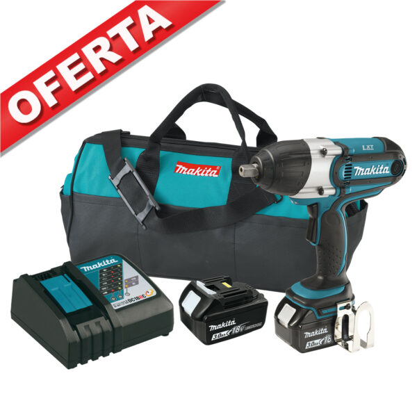 Kit de llave de impacto Makita XWT04TX 18V LXT